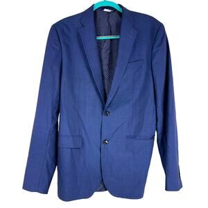 Ted Baker London NWOT Endurance Jarrow CT Navy Blazer Men's Size 40L 2 Button